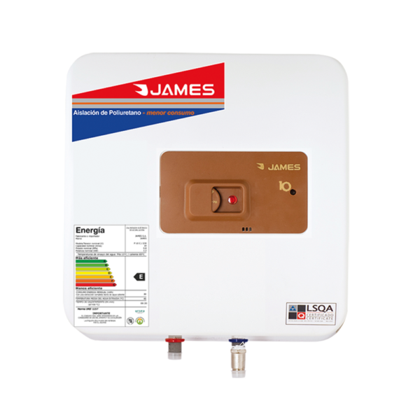 Termotanque Calefón James De Cobre 10 Litros Prisma