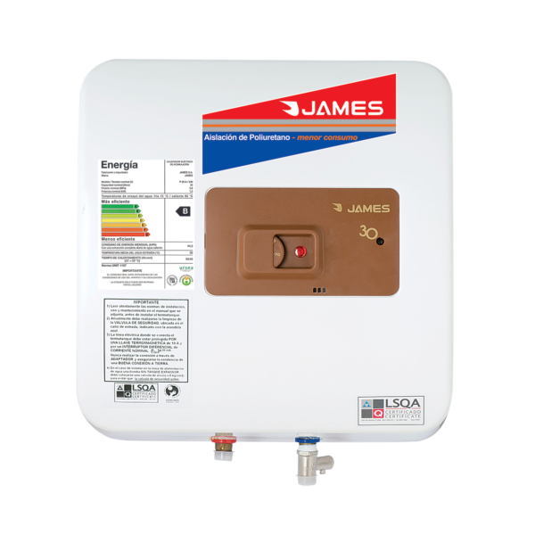 Termotanque Calefón James De Cobre 30 Litros Prisma