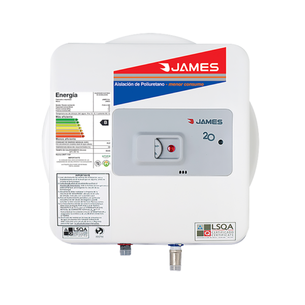 Termotanque Calefón James De Acero 20 Litros Prisma