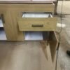Promo de Bajo mesada con dos puertas y dos cajones, y aereo con tres puertas. Color marron