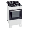 C690V_BlancaDerecha4HVIDRIO Cocina a Gas James 4 Hornallas Blanco Con Mesada De Vidrio C 690 V BLANCO