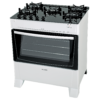 C695V-Blanca-izquierda5h Cocina a Gas James 5 Hornallas Blanco Con Mesada De Vidrio C 695 V BLANCO