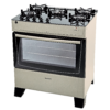 Cocina a Gas James 5 Hornallas Titanium Con Mesada De Vidrio C 695 V TITANIUM