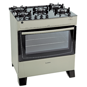 Cocina a Gas James 5 Hornallas Titanium Con Mesada De Vidrio C 695 V TITANIUM