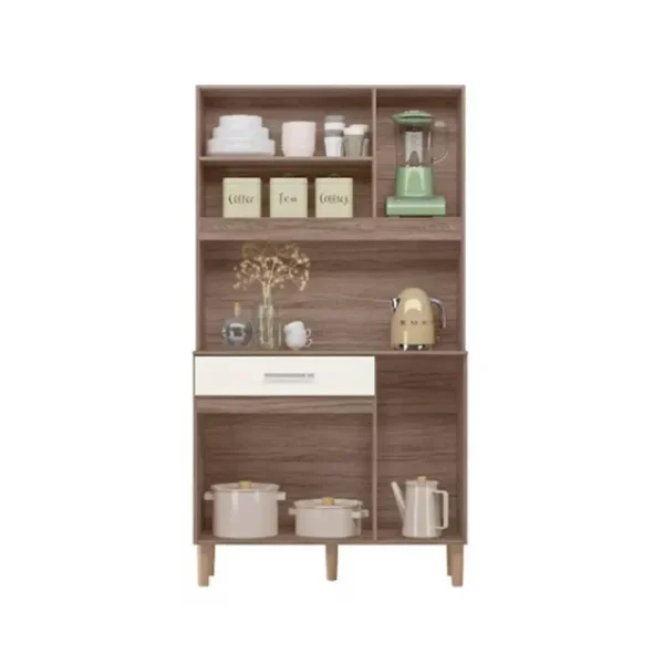 CARV-3 Kit De Cocina Magazin 90 Carvalho / Off White