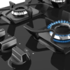 Cocina a Gas Enxuta 4 Hornallas Inoxidable Con Mesada de Vidrio CENXV27542T