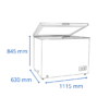 Freezer Horizontal James 297 Litros FHJ 310KT
