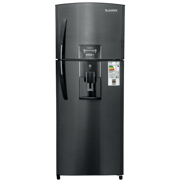 Refrigerador Heladera James Dark Inoxidable 429 Litros Frio Seco RJ 560 DARK DE