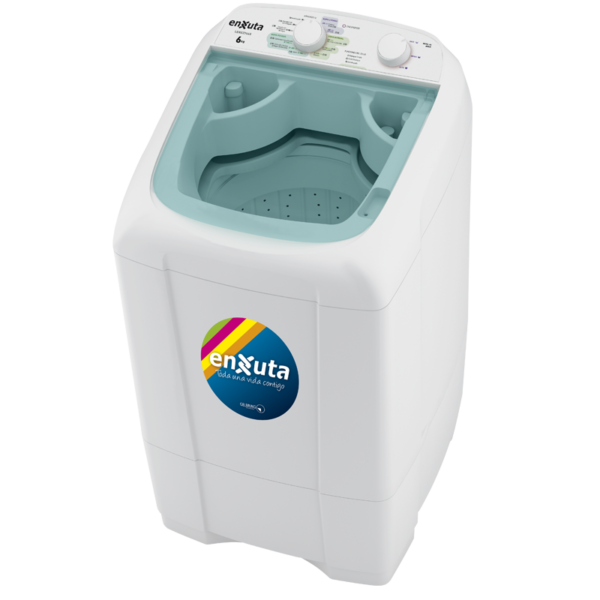 Lavarropas Enxuta Carga Superior 6 Kg Blanco LENX27660