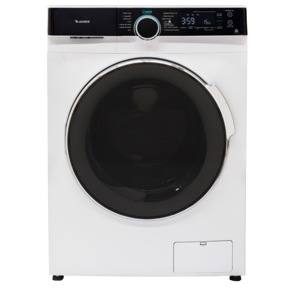 Lavarropas James Carga Frontal 10,5 Kg Inverter Blanco LR 1016 INV BL G3
