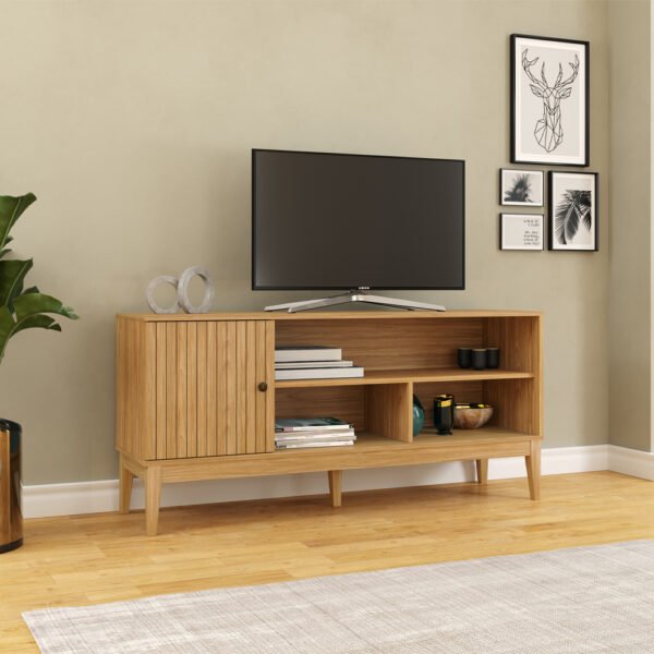 Rack MB1056 Miel / Miel TV Hasta 55'