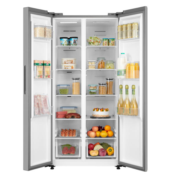 Refrigerador Heladera James Inoxidable 486 Litros Inverter Side By Side Frio Seco RJ 35M SBSI