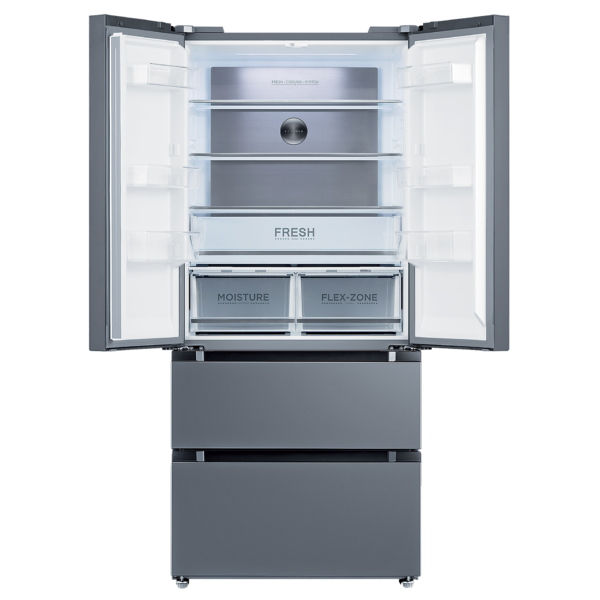 Refrigerador Heladera James Inoxidable 514 Litros Inverte French Door Frio Seco RJ 460 FTI MI