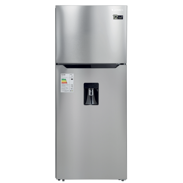 Refrigerador Heladera James Inoxidable 448 Litros Inverter Con Dispensador Frio Seco RJ 571 Inv Inox D