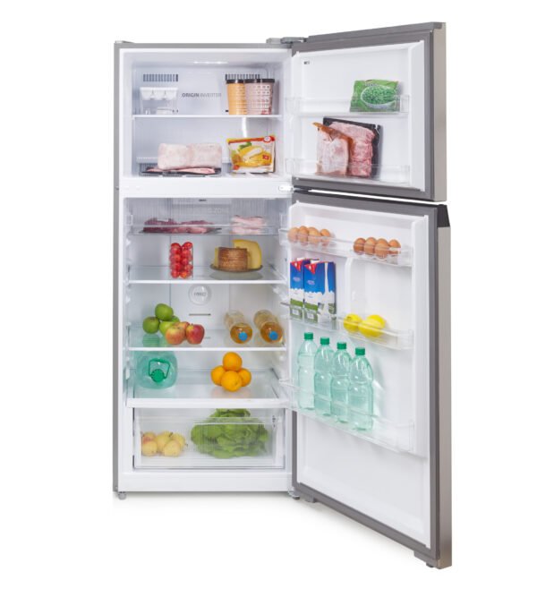 Refrigerador Heladera James Inoxidable 452 Litros Con Dispensador Inverter Frio Seco RJN 571 Inv Inox