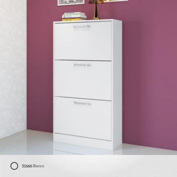 Zapatera Blanca 3 Puertas Havana Plus BL