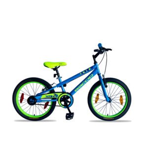 Bicicleta Baccio Bambino rodado 20 en color turquesa y verde, con diseño juvenil y detalles deportivos
