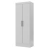 Armario multiuso Nara con dos puertas, color blanco, diseño funcional para almacenamiento en el hogar