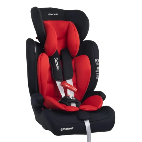 Silla de Bebe Para Auto Bebesit Booster Convertible Suzuka 9 a 36 kg Rojo