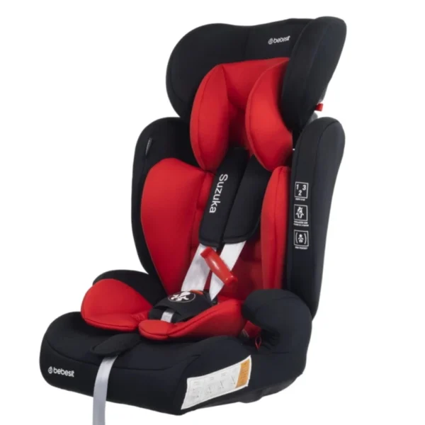 Silla de Bebe Para Auto Bebesit Booster Convertible Suzuka 9 a 36 kg Rojo