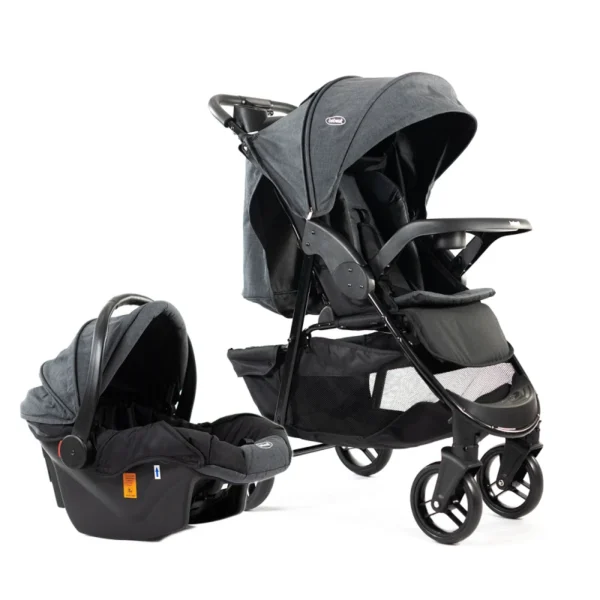 Coche De Bebe Gris Sienna Travel Sytem Bebesit