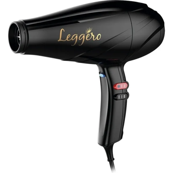 Secador de Cabello Gama Leggero Black Ion