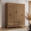 Ropero Fit 6 Puertas y 2 Cajones Jaquetiba