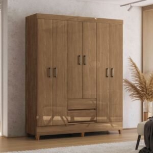 Ropero Fit 6 Puertas y 2 Cajones