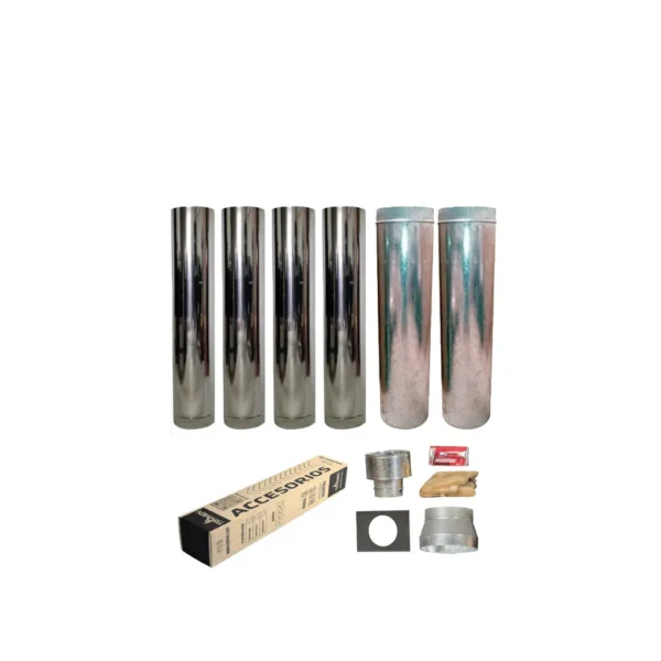 Kit Techo Inox 4" Tromen