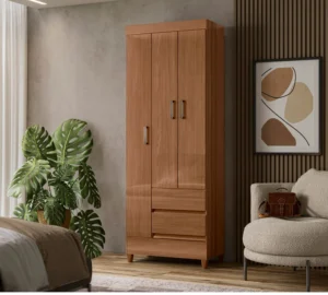 Ropero Fit 3 Puertas y 2 Cajones Jaquetiba