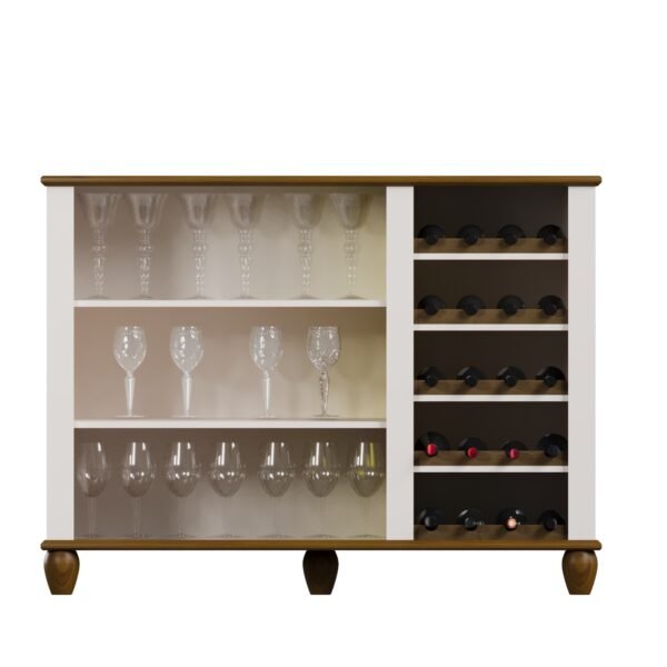 Mostrador De Cristal Joy 2 Puertas Con Bodega