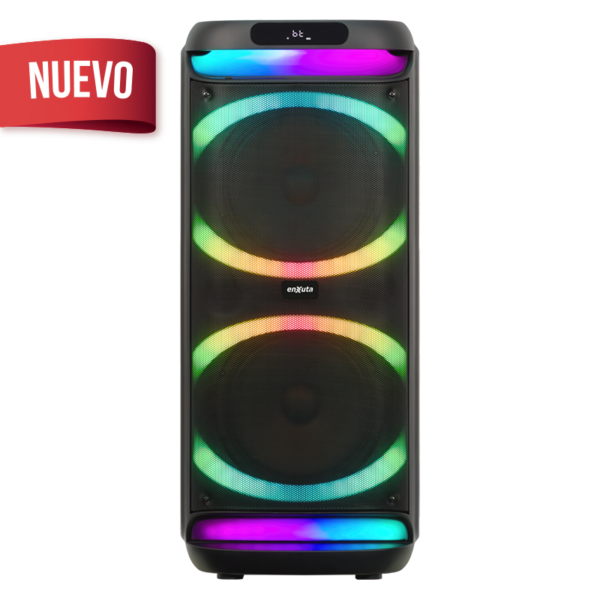 Torre de sonido portátil Enxuta 10” x2 1000 Watts TSENX2910D100