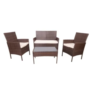 set-living-exterior-rattan-sintetico-y-acero-marron-apolo (1) Set Living Exterior Apolo Marron
