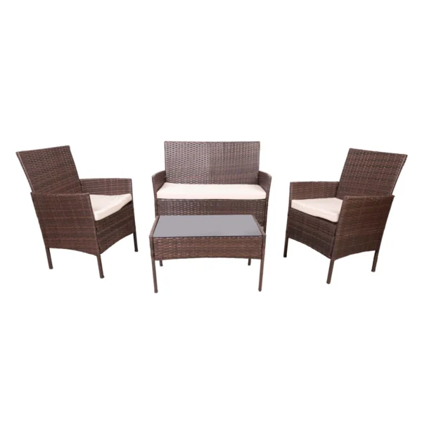 Set Living Exterior Apolo Marron