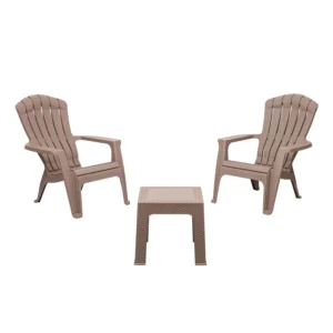 Set Terraza Polipropilano Marron Cassis Taupe