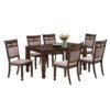 Juego de Comedor Tobago 6 Sillas Cappuccino