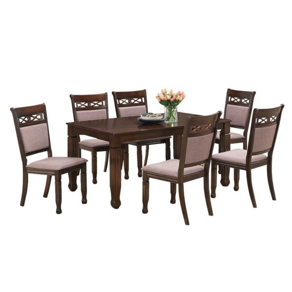 Juego de Comedor Tobago 6 Sillas Cappuccino