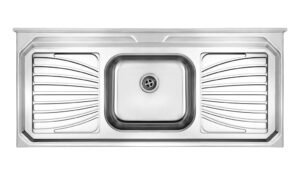 WhatsApp Image 2026-02-14 at 11.24.26 AM Mesada Inoxidable con Pileta en el Medio 120 Cm Incluye Valcula y Concreto Liviano