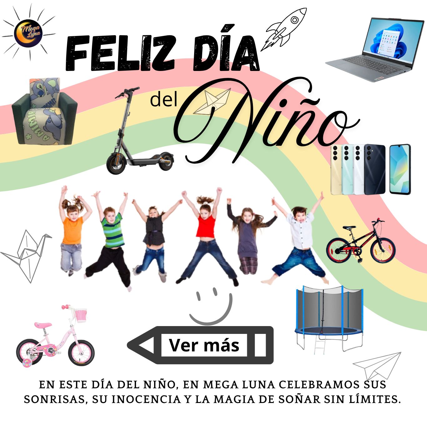 Dia del Niño Mega Luna Celular