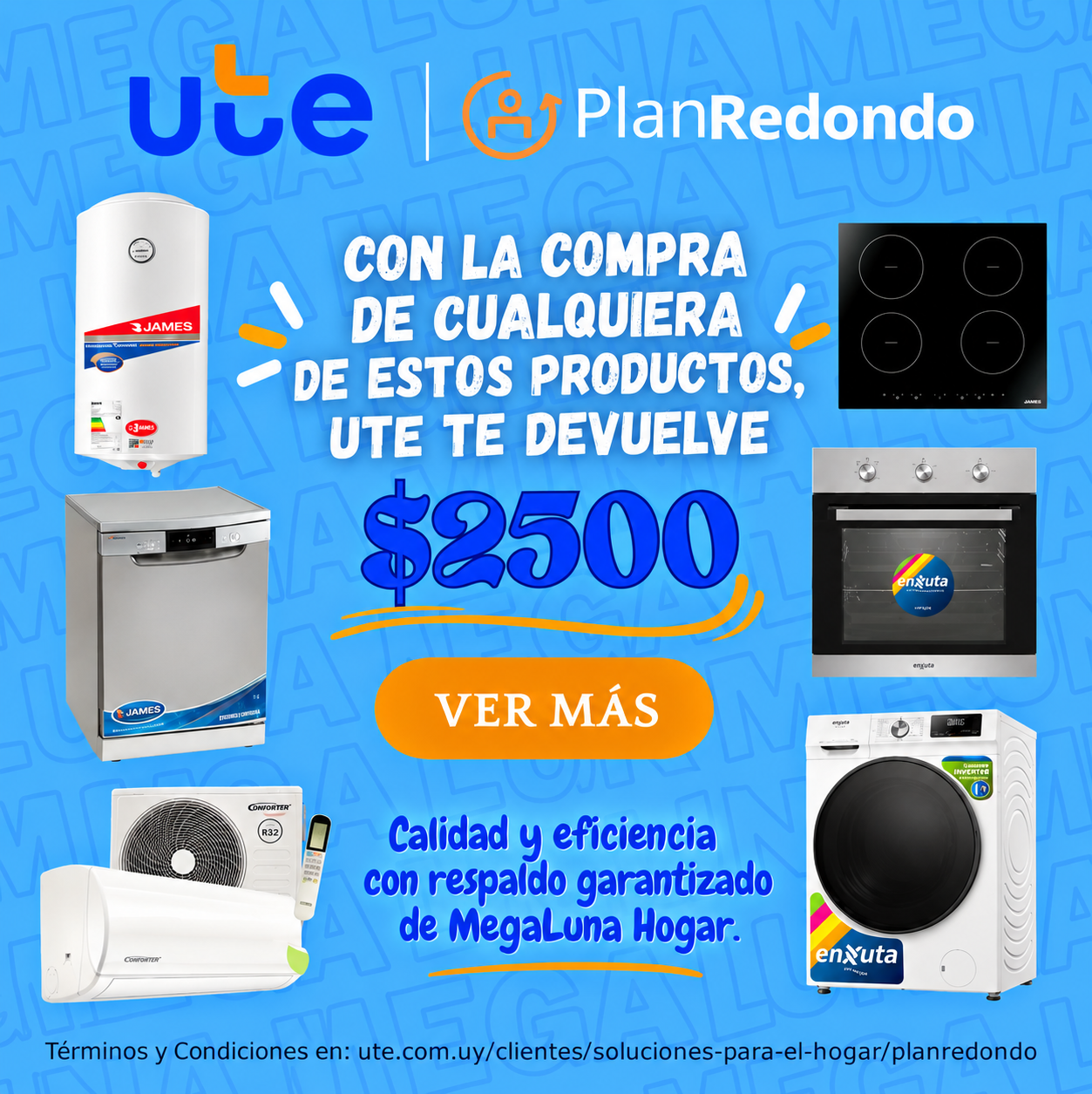 Oferta UTE 2500 pesos celular